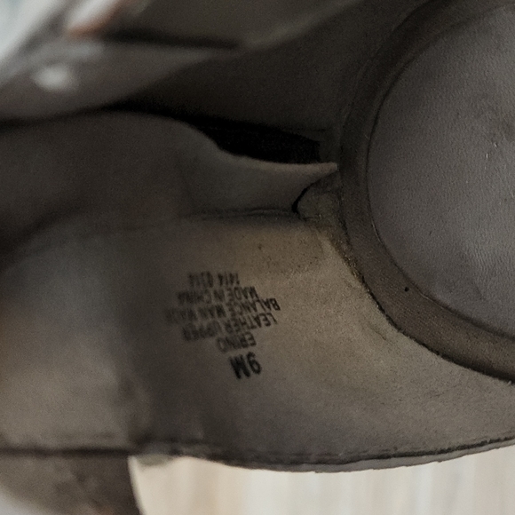 Nine West Erino Gray Leather Platform Wedge Gladiator Sandals 9 M PREOWNED EUC - Picture 3 of 6